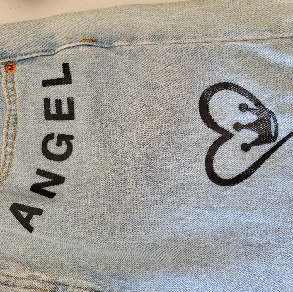 S.O.N.G. Timeless Shorts Denim High Rise Light Wash Mom Shorts Size 11/30 - Picture 8 of 8